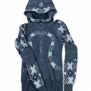 lululemon athletica Navy Patterned womens Hoodie